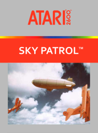 Sky Patrol Atari 2600  box art